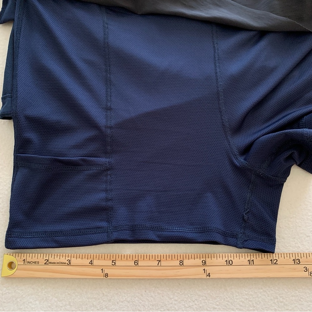 Greg Norman Play Dry Women's Pull On 18.5" Golf Skort 3.5" Shorts Liner Navy XXL - Picture 10 of 14